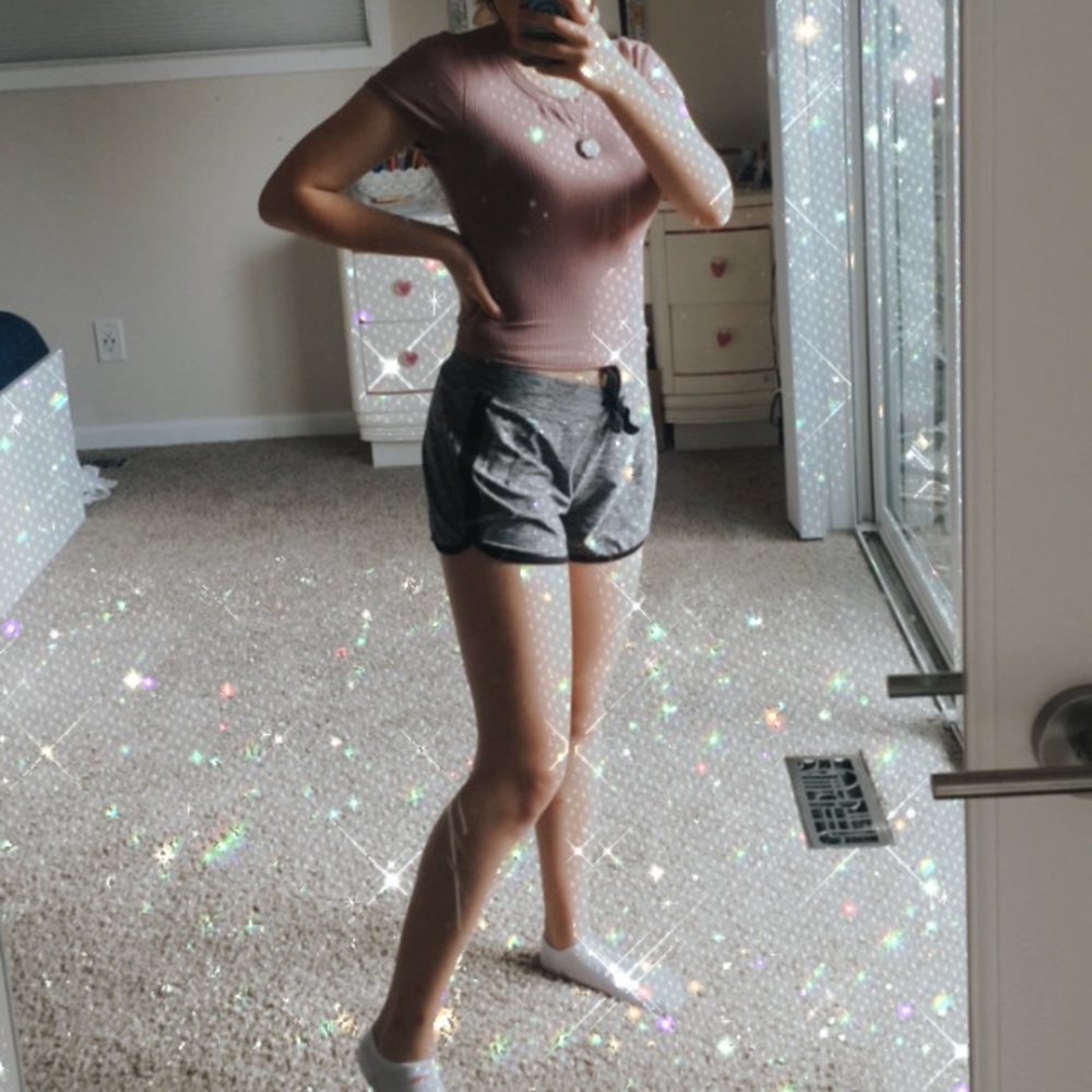 Gray Exercise Shorts!